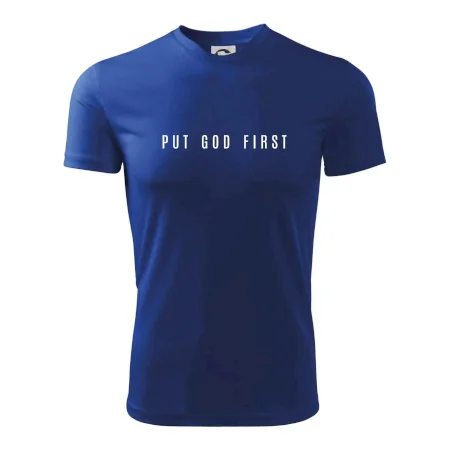 Put God first slabý nápis
