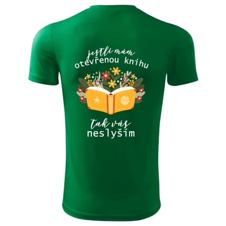 Jestli mám otevřenou knihu, tak vás neslyším