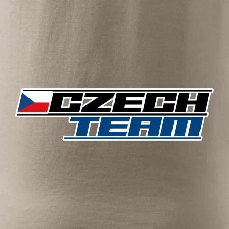 Czech team s vlajkou - Mistrovství světa v ledním hokeji 2026