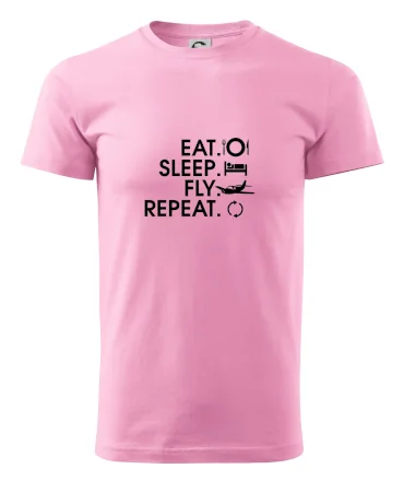 Eat sleep fly repeat