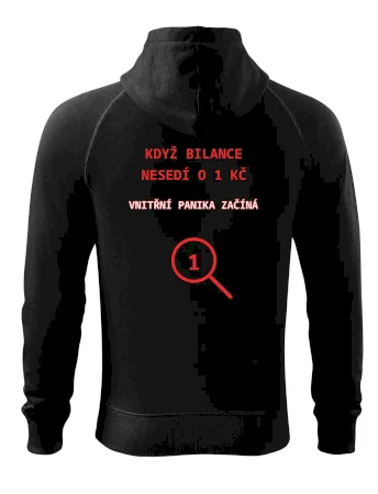 Bilance nesedí o 1 Kč