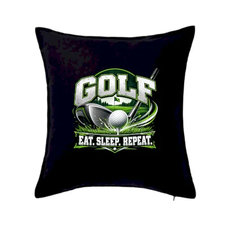 Golfová hůl s míčkem eat sleep repeat