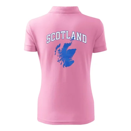 Scotland nápis s mapou