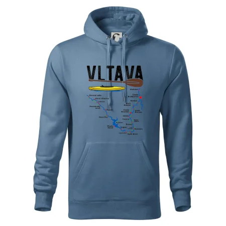 Mapa řeky Vltavy