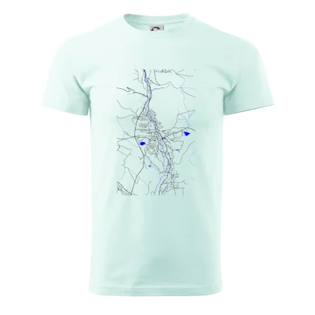 Vrchlabí - Mapa s vodními toky