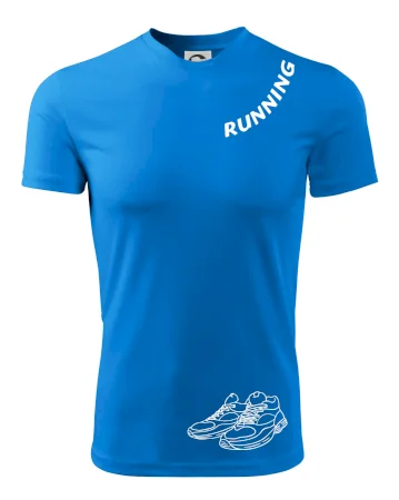 Running nápis šikmo