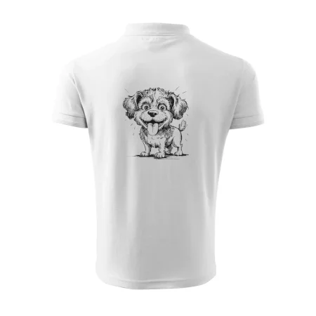 Lagotto romagnolo karikatura vypláznutý jazyk