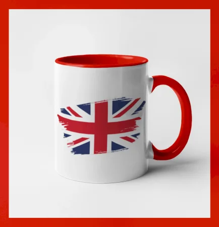 Britská vlajka roztrhaná