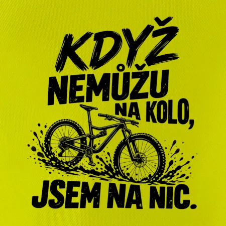 Když nemůžu na kolo jsem na nic - bahno