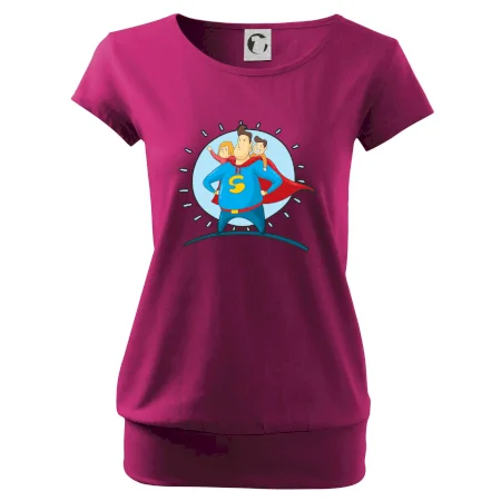 Táta superman - holka a kluk