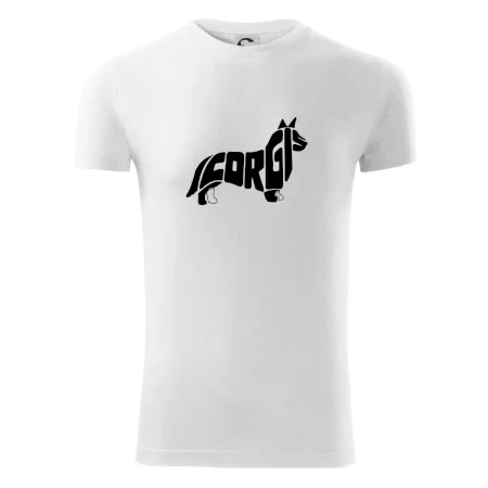 Corgi - nápis v těle