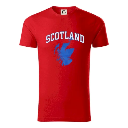 Scotland nápis s mapou