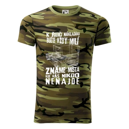 K řidiči náklaďáku buďte vždy milý