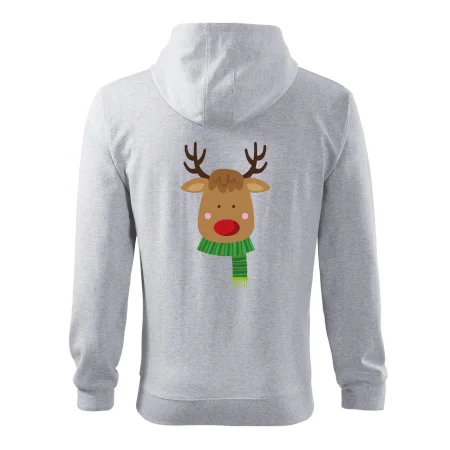 Jelen se šálou