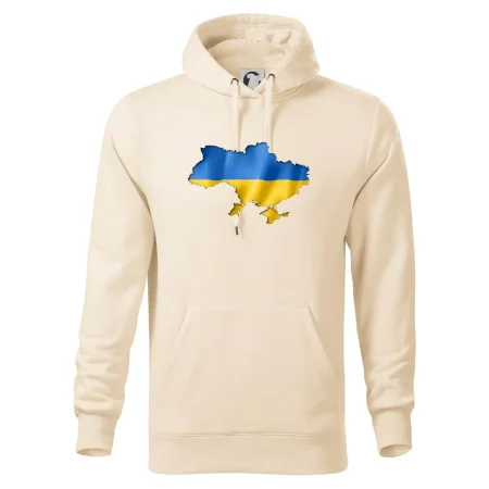 Ukrajina vlajka mapa