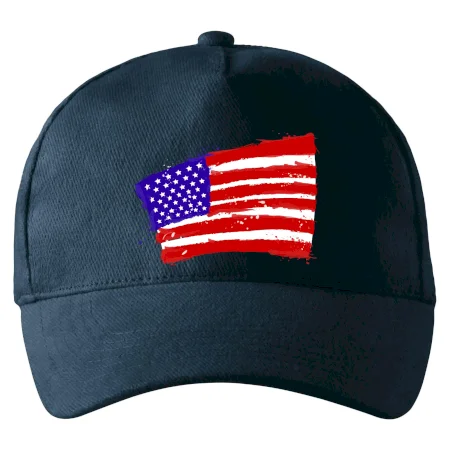 Americká vlajka ohnutá