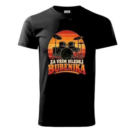 Za vším hledej bubeníka - retro souprava při západu slunce