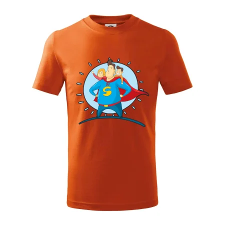 Táta superman - holka a kluk