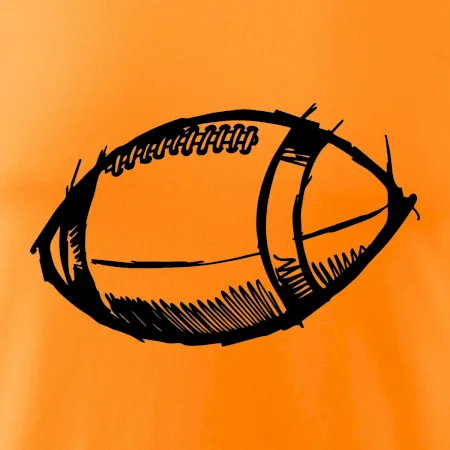 Americký fotbal míč skica