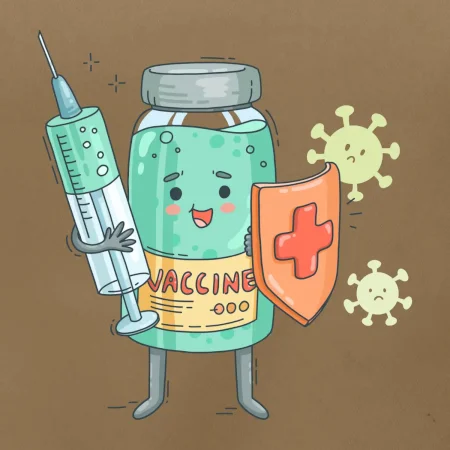 Cartoon vaccine