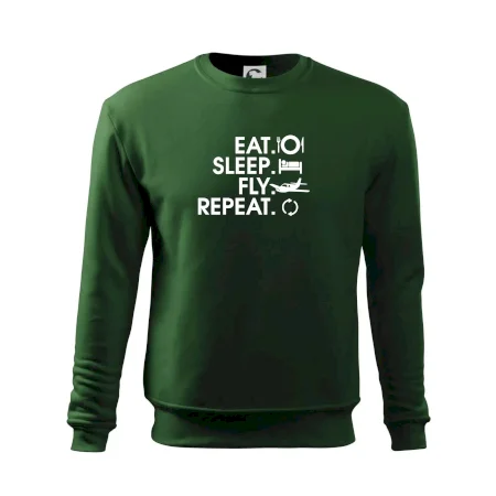Eat sleep fly repeat