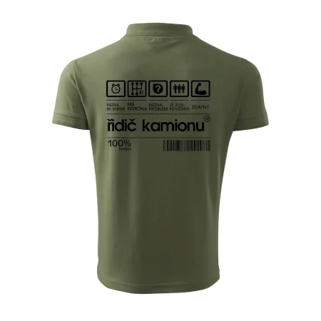 Čárový kód řidič kamionu