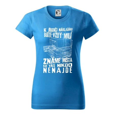 K řidiči náklaďáku buďte vždy milý