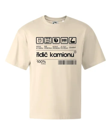 Čárový kód řidič kamionu