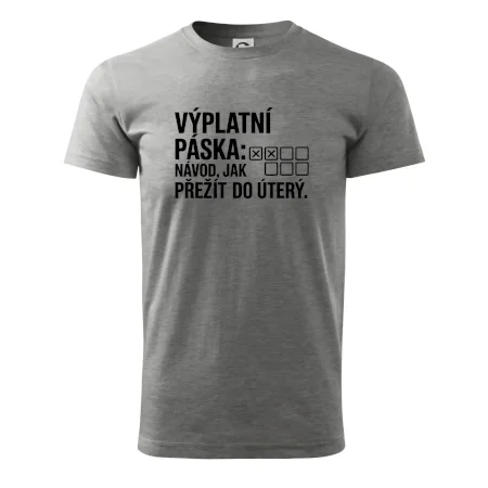 VÝPLATNÍ PÁSKA: Návod, jak přežít do úterý