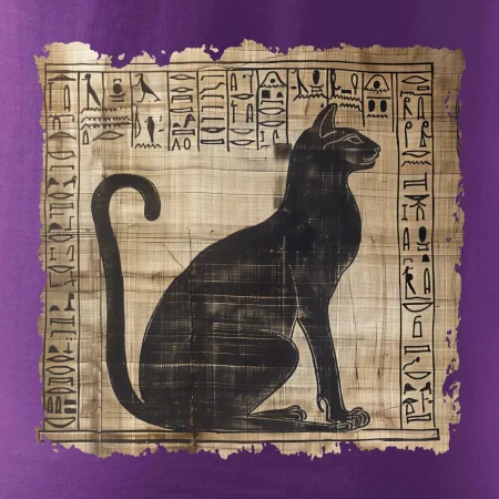 Egyptské hieroglyfy kočka
