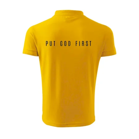 Put God first slabý nápis