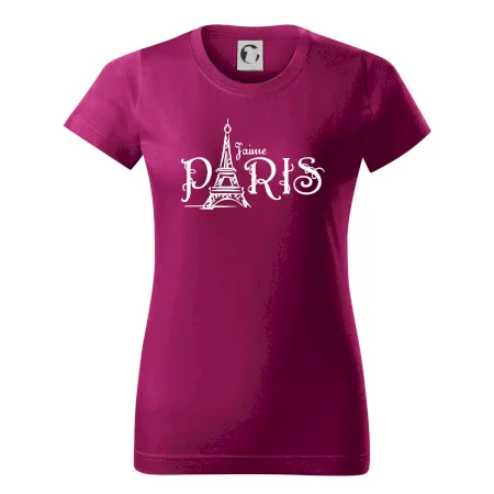 Paris nápis Eiffelovka rovný