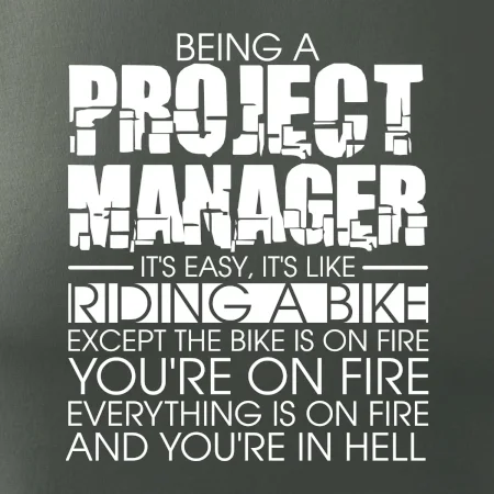 Being A Project Manager - bike