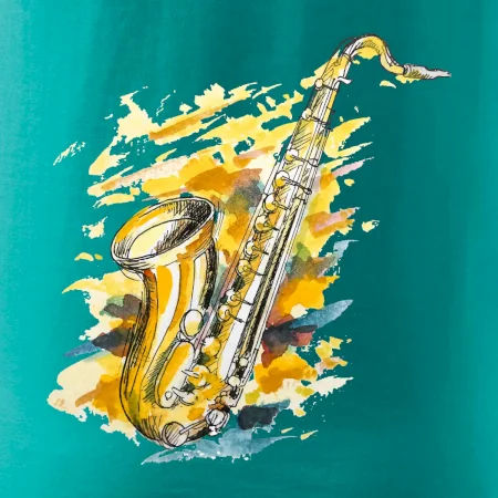 Saxofon malovaný