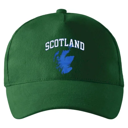 Scotland nápis s mapou
