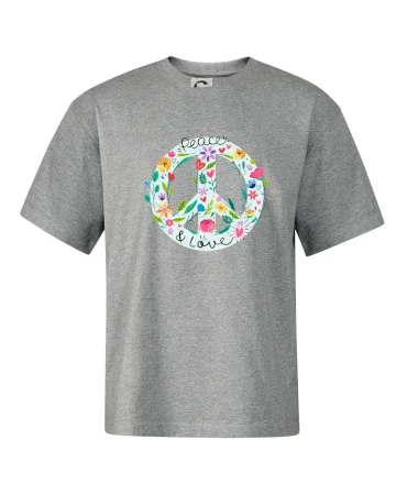 Peace and love symbol