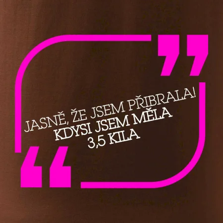 Jasně, že jsem přibrala