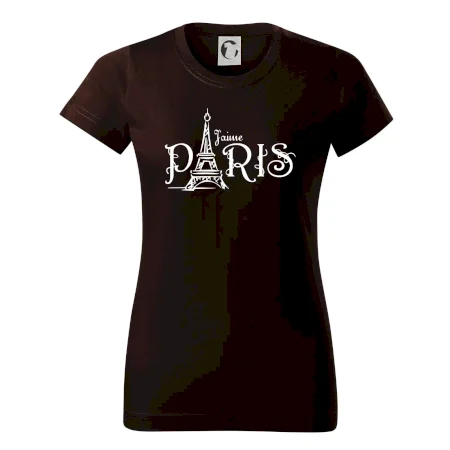 Paris nápis Eiffelovka rovný