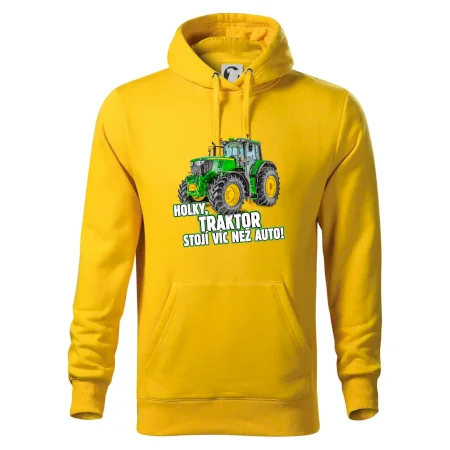 Holky, traktor stojí víc než auto