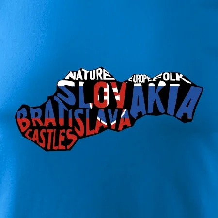 Mapy - názvy měst - Slovensko