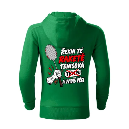 Badmintonová raketa není tenisová