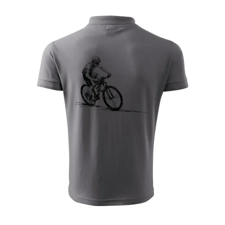 MTB kreslený cyklista