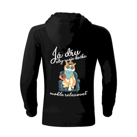 Já dřu, aby moje kočka mohla relaxovat