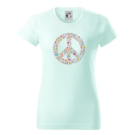 Peace symbol lístečky