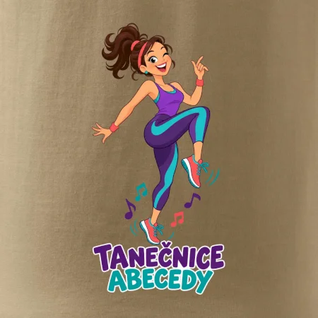 Běžecká tanečnice abecedy
