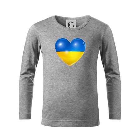 Ukrajina srdce vlajka