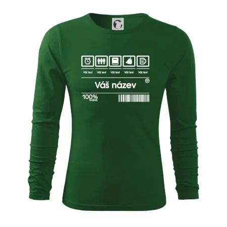Čárový kód - Vlastní text