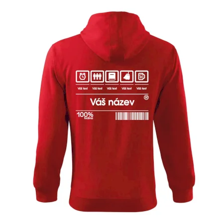 Čárový kód - Vlastní text