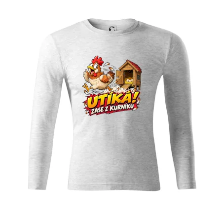 Útěk slepice z kurníku