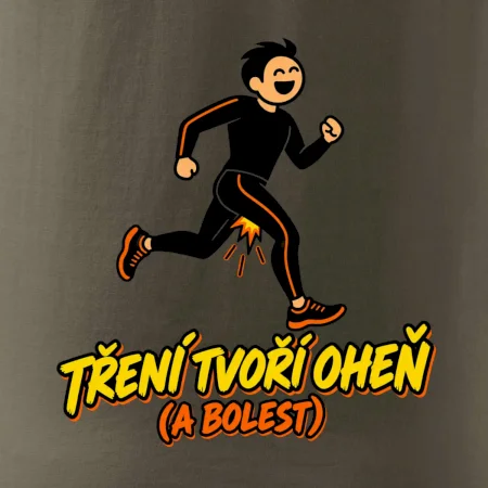 Běžecké tření tvoří oheň